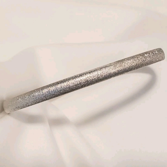 Vintage Monet Silver Bangle - Picture 3 of 6